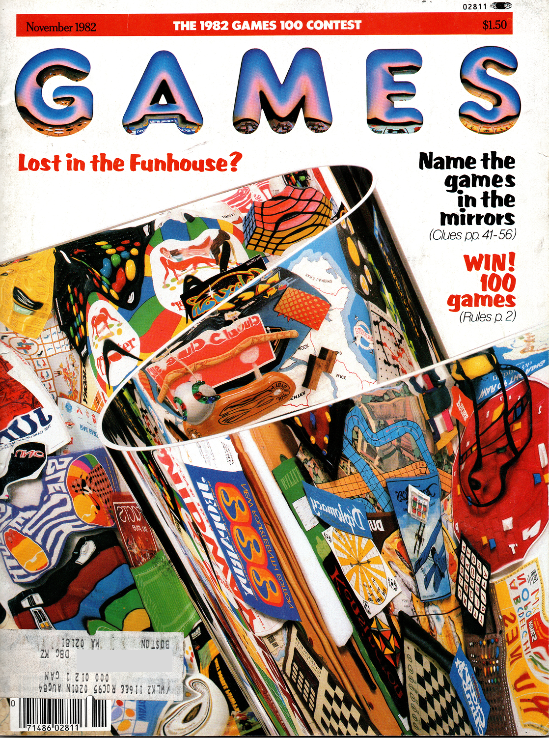 Games Magazine cover, November 1982