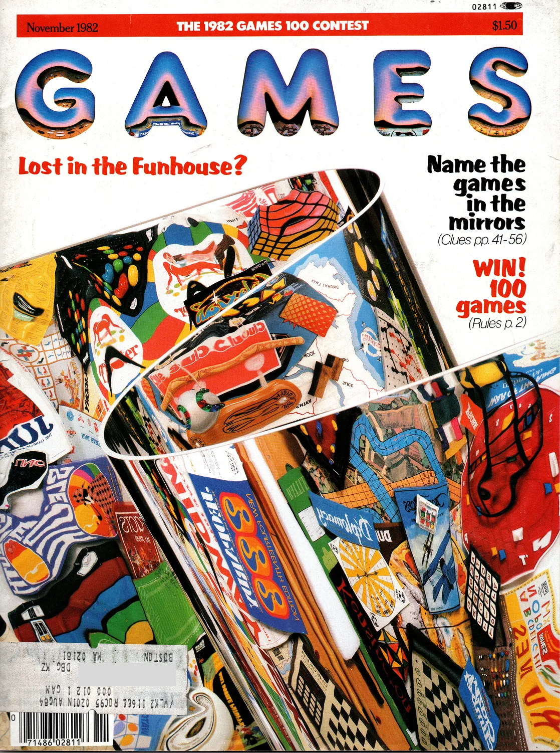 Games Magazine cover, November 1982 Games Magazine cover, November 1982