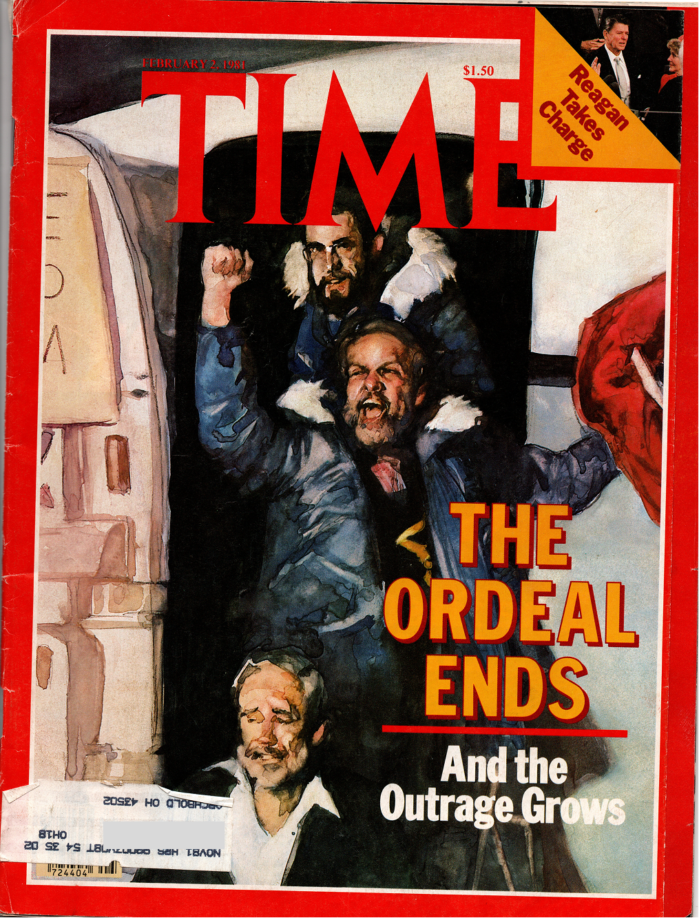 Time magazine cover, February 1984